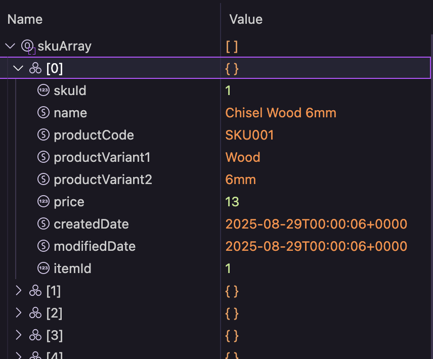 Sample output from MyFirstWorkflow in Phase 1